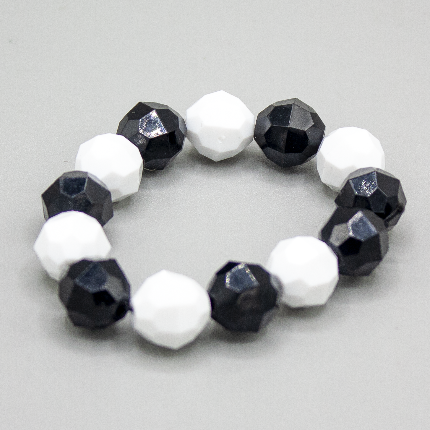 Black and white bracelet