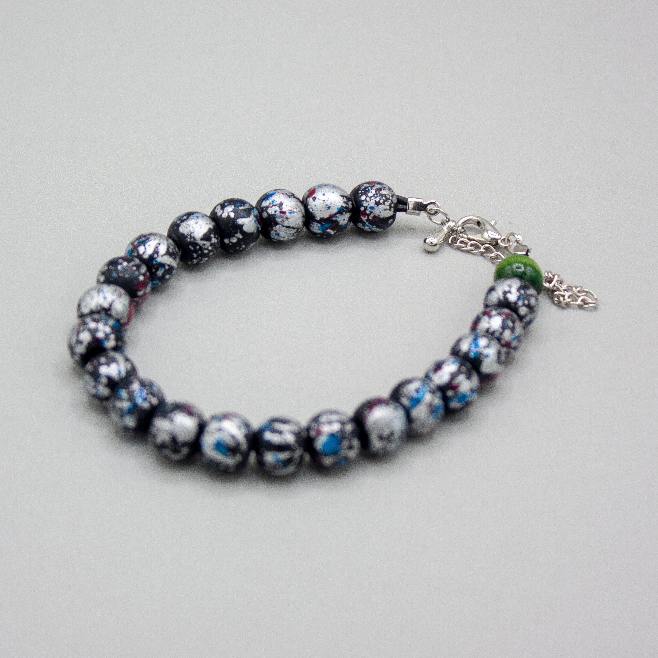 Black grey and blue