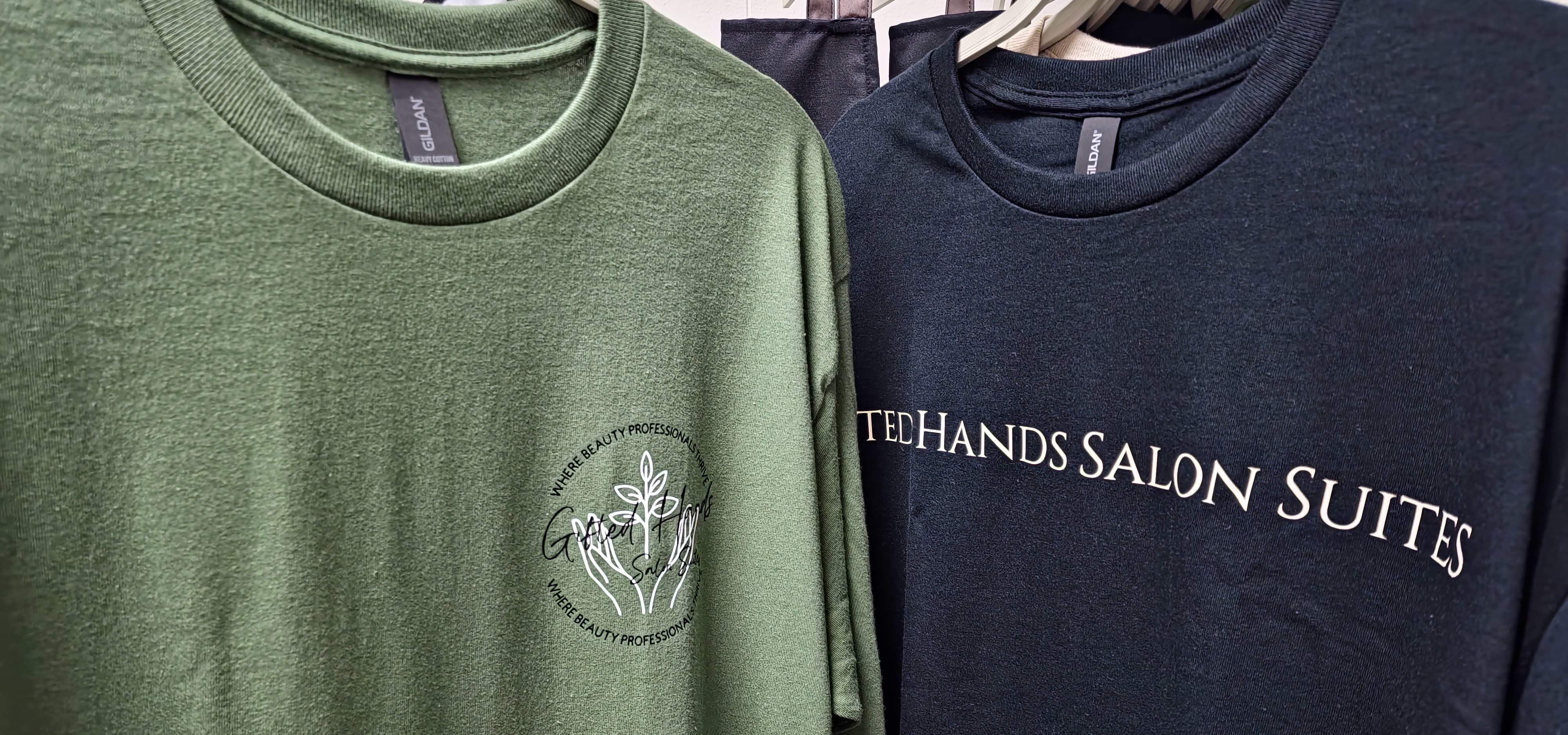 Custom iron-on vinyl shirt